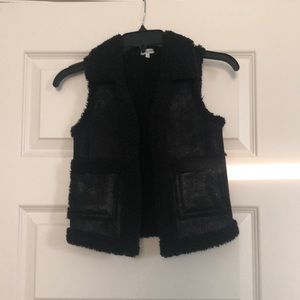 Fuzzy Girls Vest